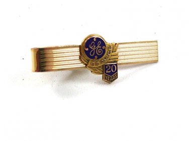 Vintage General Electric 1/20 12KGF Tie Clasp By ROBBINS ATTELBORO 2217