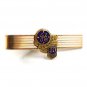 Vintage General Electric 1/20 12KGF Tie Clasp By ROBBINS ATTELBORO 2217
