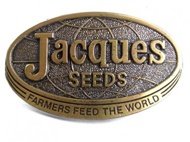 1977 Jacques Seeds Farmers Feed The World Belt Buckle Limited Edition 102517