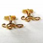 Vintage Gold Tone Musical Notes Cufflinks By SWANK 81316