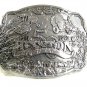 1947 - 1997 National Finals Rodeo HESSTON Belt Buckle By ADM 91217