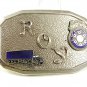 Vintage ROY I.B. OF T.C.W. & H. OF A. Belt Buckle By HOOK FAST 32217