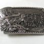 Ed Hardy Wolf In Top Hat Silver Tone Belt Buckle 72016