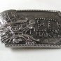 Ed Hardy Wolf In Top Hat Silver Tone Belt Buckle 72016