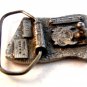 1991 Red White & Blue U.S.A. Flag Belt Buckle by Great American Buckle