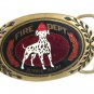 Fire Dept. Dalamation Dog Bras Belt Buckle By HERITAGE BUCKLES 52416