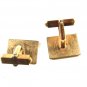 Art Deco Gold Tone 1/20 12K G.F. Gold Filled Cufflinks by SWANK 12215