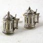 Vintage Silver Tone Beer Stein Cufflinks By HICKOK 1917