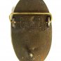 1960's - 70's LMI Green Solid Brass Belt Buckle by DYNA Provo Utah BUCKLE