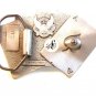 Vintage 1979 Spade Cards Belt Buckle by Great American Buckle Co.