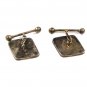 Vintage Oriental / Asian Writiing 85 Silver Cufflinks by ???? 101215