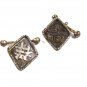 Vintage Oriental / Asian Writiing 85 Silver Cufflinks by ???? 101215