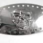 Silvertone Odd Unusual Skull Belt Buckle 41017