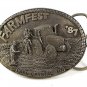 1987 FARMFEST Lake Crystal, MN Belt Buckle Made In USA 11316