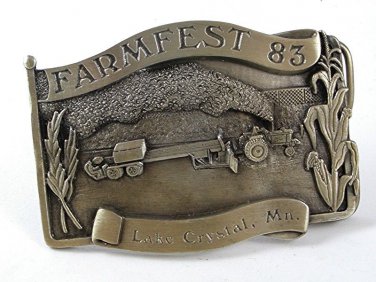 1983 FARMFEST Lake Crystal, MN Belt Buckle 11316
