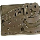 1989 FARMFEST Lake Crystal, MN Belt Buckle 11316