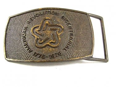 1776 - 1976 American Revolution Bicentennial Belt Buckle By LEE CO. 112217