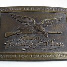 Vintage NRA America Founded By Gun Owners Belt Buckle 102617