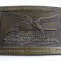Vintage NRA America Founded By Gun Owners Belt Buckle 102617