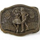 1984 Square Dancing Belt Buckle By GREAT AMERICAN BUCKLE CO. 103116