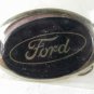 Silvertone Blue Ford Belt Buckle By  R. J. ROBERTS IN Original Plastic 32416