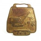 Vintage Buckyrus Erie Brandeis Crane Contsruction Equipment Watch Fob 10617