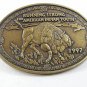 1997 Running Strong for Amerian Indian Youth Buffalo Belt Buckle 121217