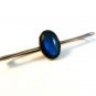 Vintage 1930's - 1950's Butterfly Blue Tie Clasp by Urania