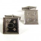 Vintage Sterling Silver Cufflnks Signed FINOLET 92517