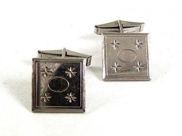 Vintage Sterling Silver Cufflnks Signed FINOLET 92517