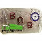 Art Deco BOB I.B. OF T.C.W. & H. OF A. Belt Buckle By HOOK FAST 32217