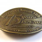 Vintage Laborers Local 185 75 Years 1929-2004 Justice Honor Strength Belt Buckle