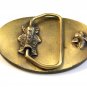 Vintage Laborers Local 185 75 Years 1929-2004 Justice Honor Strength Belt Buckle