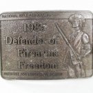1985 Defender of Firearms Freedom Belt Buckle By Unbranded 6416