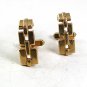 Vintage Goldtone Chain Style Cufflinks By SWANK 102817