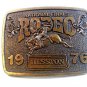 1976 National Finals Rodeo Belt Buckle Limited Edition by Hesston 12317