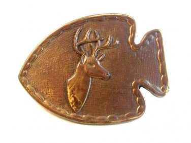 Vintage Bulk Deer Arrow Head Belt Buckle