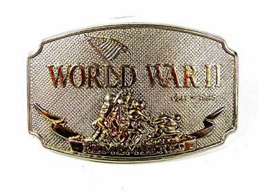 1992 World War II Remembered Belt Buckle By D.I.I.  81716