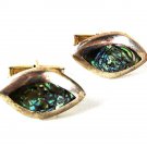 Taxco Mexican Sterling Silver & Abalone Cufflinks By JSF 41416