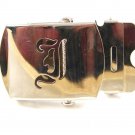 Military / Army Clamp Style Initial / Letter / Symbol Belt Buckle 9616b