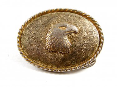 Ladies Western American Eagle Head Belt Buckle by Ivan