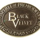 Black Velvet Whiskey Spirit of Pro-Rodeo Belt Buckle By HEUBLEIN 8816
