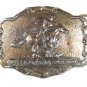Vintage  Wells Fargo Rider On Horse Belt Buckle 72916