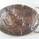MIP 1986 World Shooting Championship Sweden Belt Buckle Unbranded 5916