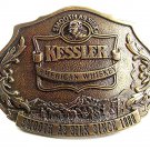 1993 KESSLER American Whiskey Smooth As Silk Since 1888 Belt Buckle 101917