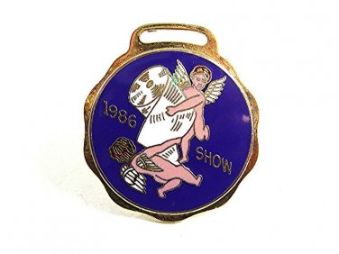 Vintage 1986 Show Midwest Watch Fob Collectors Watch Fob 10617