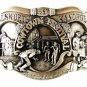 Ellsworth Cowtown Festival Belt Buckle & Papers By PRAIRIE ENTERPRISES