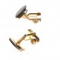 1960's - 70's Goldtone & Abalone Cufflinks by SWANK 111715