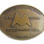 Vintage H. W. Moore Equipment Co. Since 1913 Belt Buckle 41417