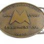 Vintage H. W. Moore Equipment Co. Since 1913 Belt Buckle 41417